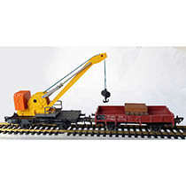 5019 Kraan en ondersteuningswagen