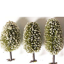 D33 - Set van 3 bloeiende loofbomen (1)