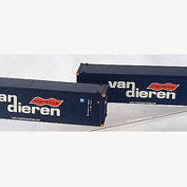 2x van Dieren containers