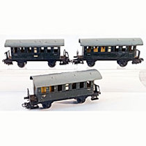 3 Märklin personenwagens