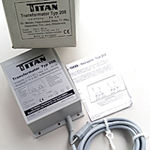 Titan 208, zware lichttrafo