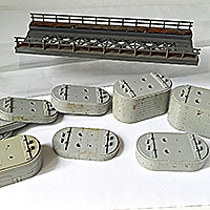 Märklin brugdeel en pijlers