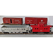 4 Amerikaanse goederenwagens