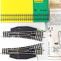 14942 Wisselpaar, 15°, rechts/links, nieuw, okt