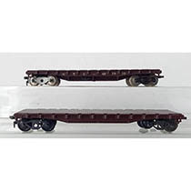 2 platte wagens