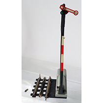 6604 Vleugelsignaal, met rail