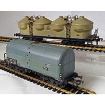 Stookoliewagen en Silowagen