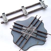 Kruising en stukje rail