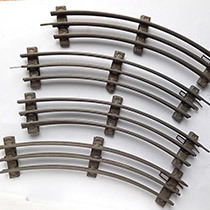 Gebogen rails, kavel-1